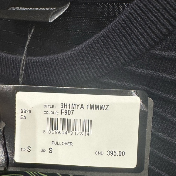 Emporio Armani Oversized Eagle Sweater - Small - Picture 2 of 7